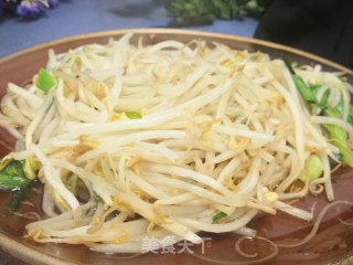 葱香豆芽的做法