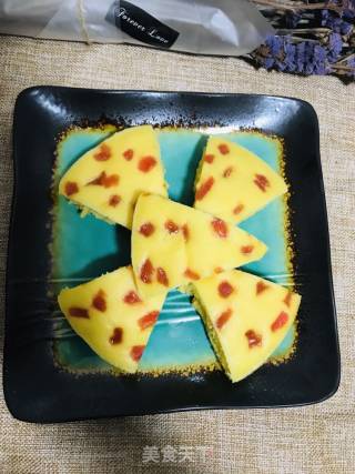 玫瑰梅玉米糕的做法