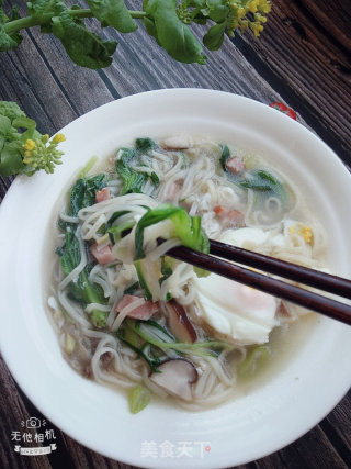 面条菜鸡蛋汤面的做法