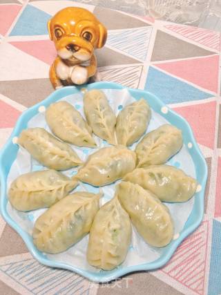 时令蔬菜  苔菜烫面蒸饺的做法
