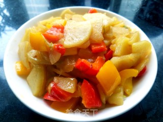 甜椒土豆片的做法