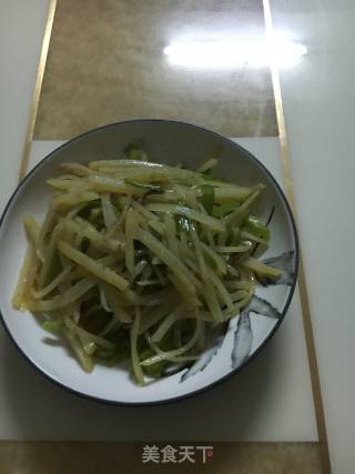 青椒土豆丝的做法