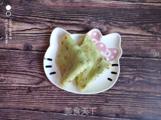 芹菜鸡蛋饼的做法