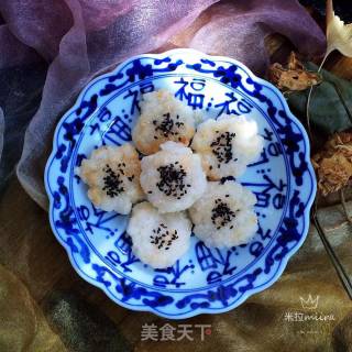 黑芝麻木薯饼的做法