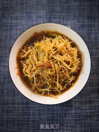 炒豆芽的做法