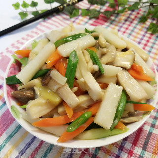 山药炒杂菇的做法