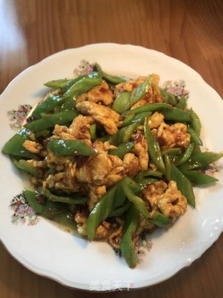 酱香尖椒炒鸡蛋的做法