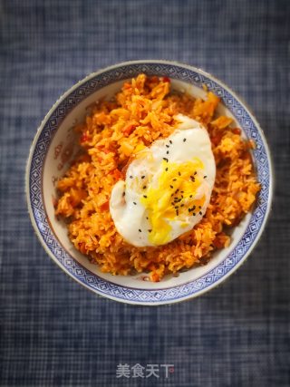 辣白菜炒饭的做法