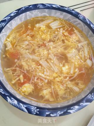 金针菇鸡蛋汤的做法