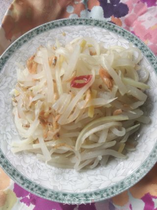 干河虾炒萝卜丝的做法