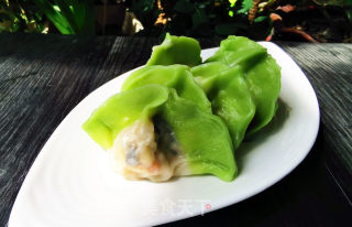 翡翠饺子的做法