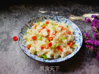 青椒火腿肠炒饭