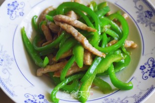 青椒肉丝的做法
