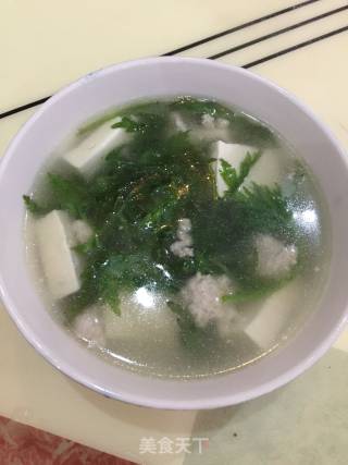 艾草豆腐清汤的做法