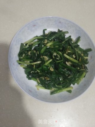 养生菜：韭菜虾皮的做法