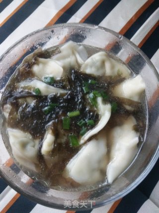 荠菜肉馅馄饨的做法