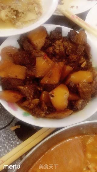 牛腩炖土豆的做法