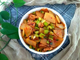 西芹土豆炒肉片的做法