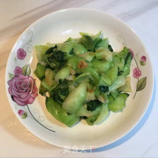 蒜蓉炒青菜的做法