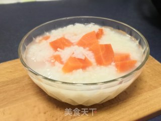 胡萝卜大米粥的做法