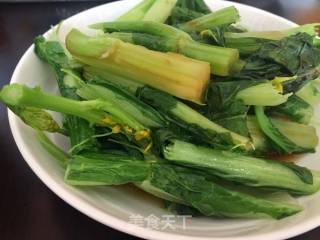 白灼迟菜心的做法