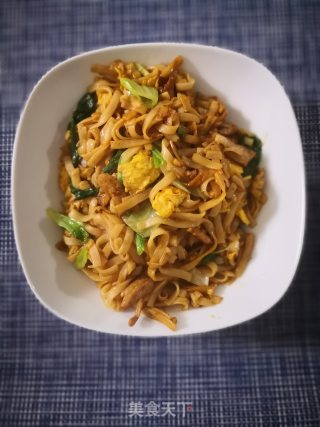 肉丝蛋炒粉的做法
