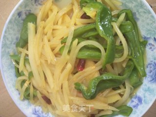 青椒土豆丝的做法