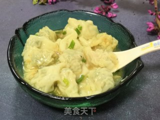 荠菜肉末鲜虾小馄饨的做法