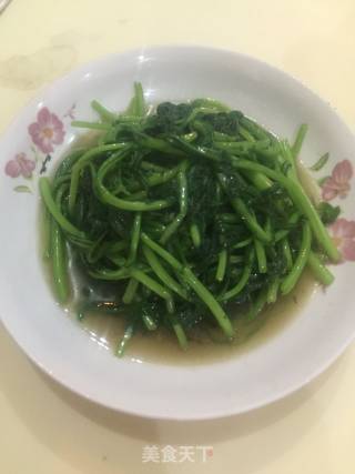 清炒茼蒿菜的做法