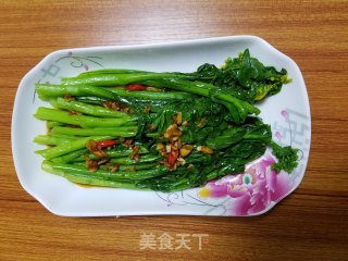蒜香菜心的做法