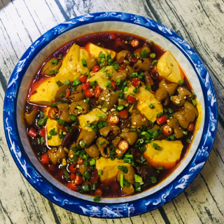 肥肠豆腐的做法