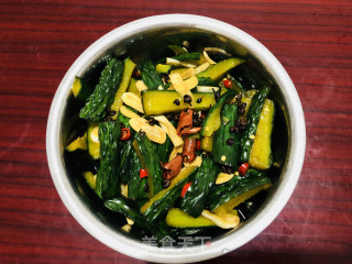 麻辣酱黄瓜的做法