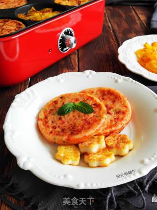西红柿青椒饼的做法