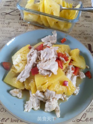 菠萝鸡片的做法