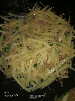 肉末土豆丝的做法