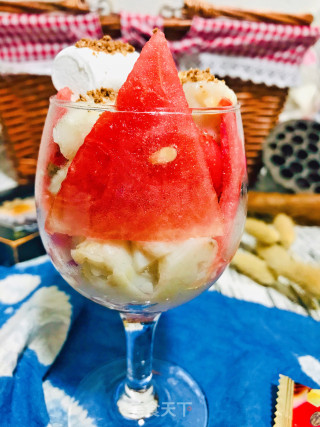 “水果”棉花糖香蕉味冰淇淋的做法