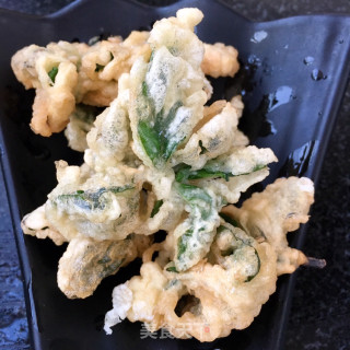 炸薄荷的做法