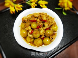 李子炒猪肠的做法