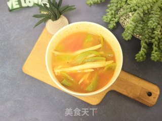 丝瓜松茸菇汤的做法