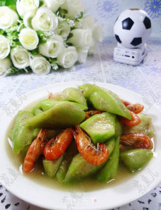 河虾炒丝瓜的做法