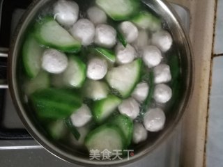 肉丸丝瓜汤的做法