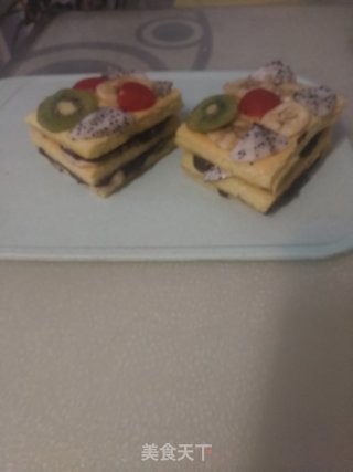 水果巧克力裸蛋糕的做法