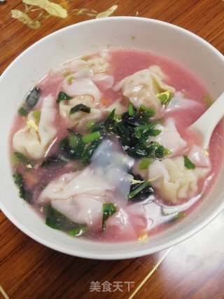 苋菜汤云吞的做法