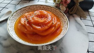 橙汁木瓜的做法