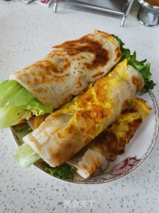 鸡蛋灌饼的做法