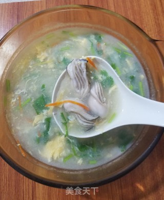 牡蛎鸡蛋汤的做法