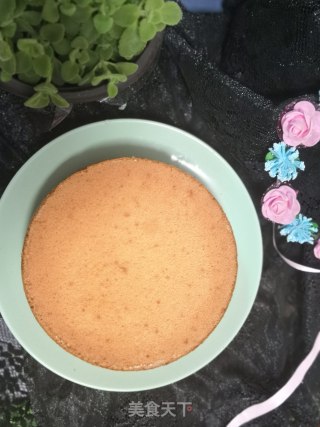 软绵绵的戚风8寸蛋糕????的做法