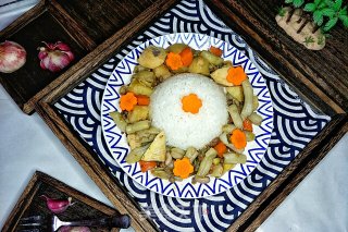美味米饭素炖菜的做法
