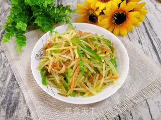 尖椒土豆丝的做法