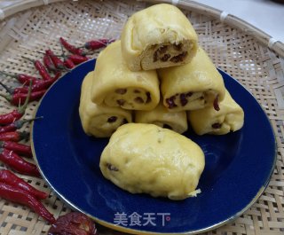 南瓜红枣卷的做法